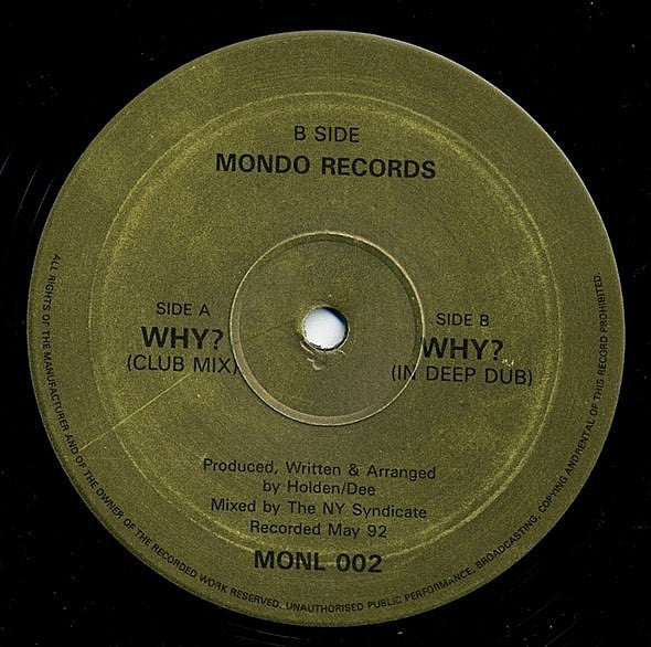 NY Project : Why? (12")