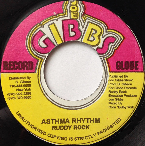 Elephant Man / Ruddy Rock (2) : Capish / Asthma Rhythm (7")