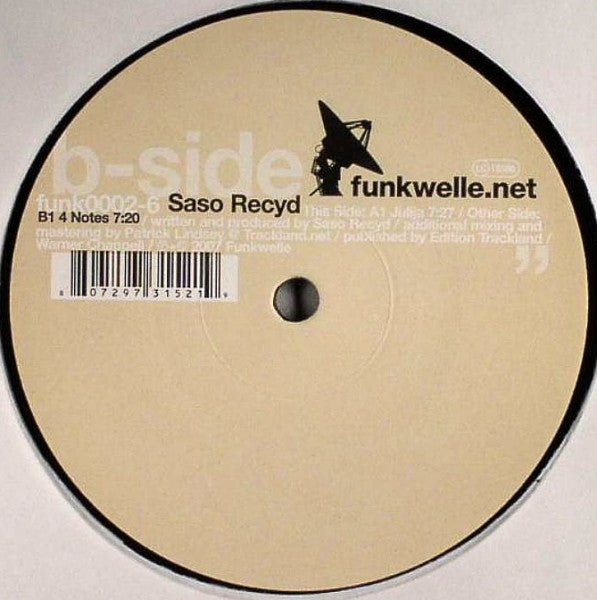 Saso Recyd : Julija / 4 Notes (12")