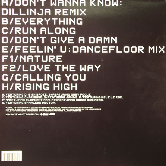 Shy FX & T Power : Set It Off (4x12", Album)