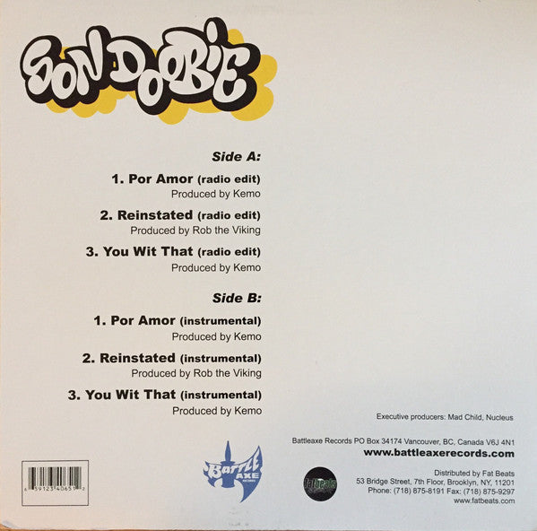 Son Doobie : Por Amor (12")