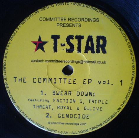 T Star / R-Biz : The Committee EP Vol. 1 (12", EP)