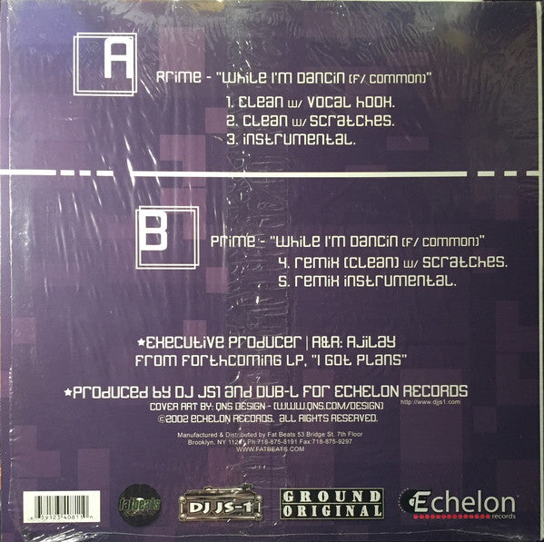 Prime (3) & Common : While I'm Dancin' (12")