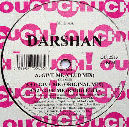 Darshan : Give Me (12")