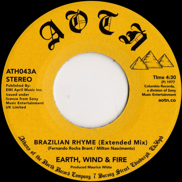 Earth, Wind & Fire : Brazilian Rhyme (Extended Mix) (7")