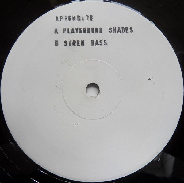 Aphrodite : Playground Shades / Siren Bass (12", Promo, W/Lbl, Sta)