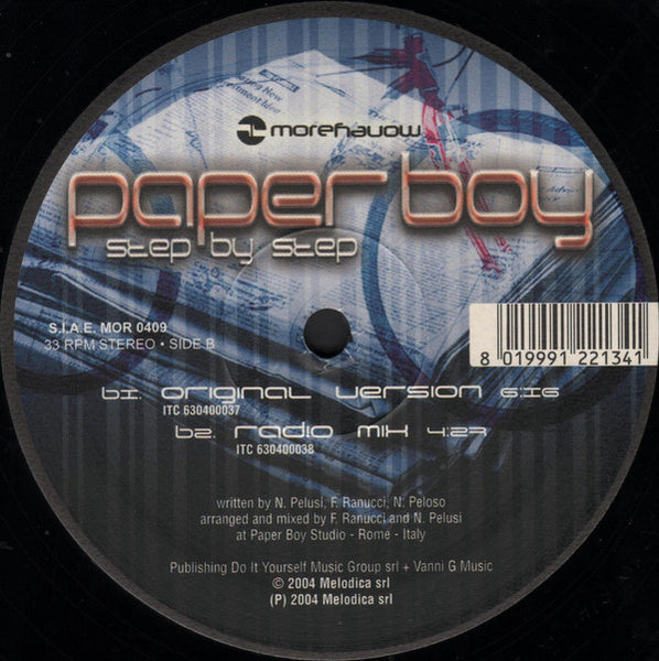 Paper Boy (2) : Step By Step (12")