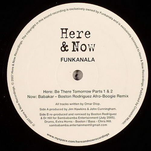 Funkanala : Be There Tomorrow / Babakar (12")