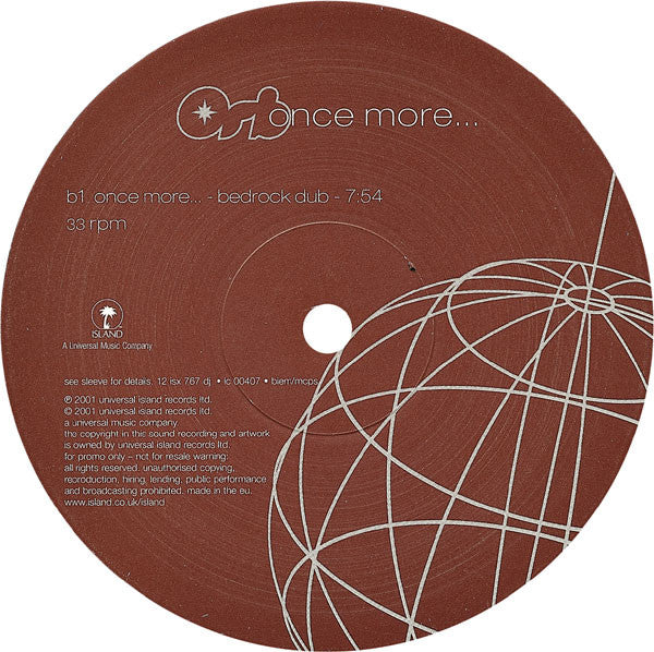 The Orb : Once More... (12", Single, Promo, Bro)