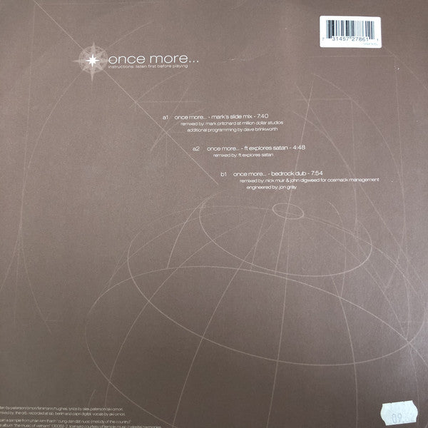 The Orb : Once More... (12", Single, Promo, Bro)