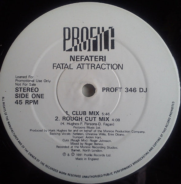 Nefateri : Fatal Attraction (12", Promo)