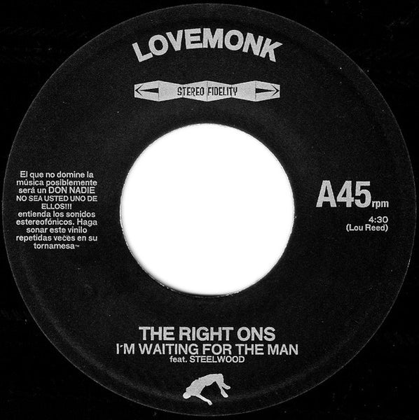 The Right Ons : I'm Waiting For The Man / Hey Yeah! (7")