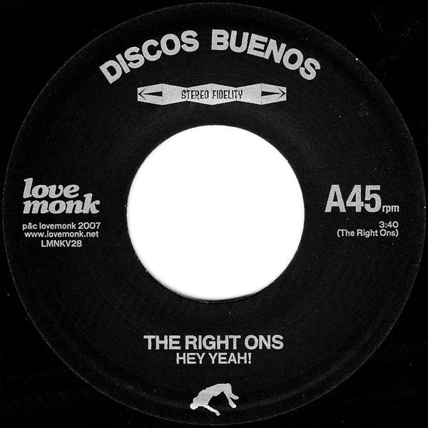 The Right Ons : I'm Waiting For The Man / Hey Yeah! (7")