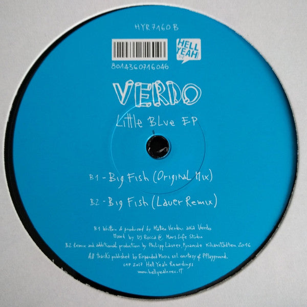 Verdo : Little Blue EP (12")