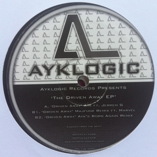 Ayklogic : The Driven Away EP (12", EP)