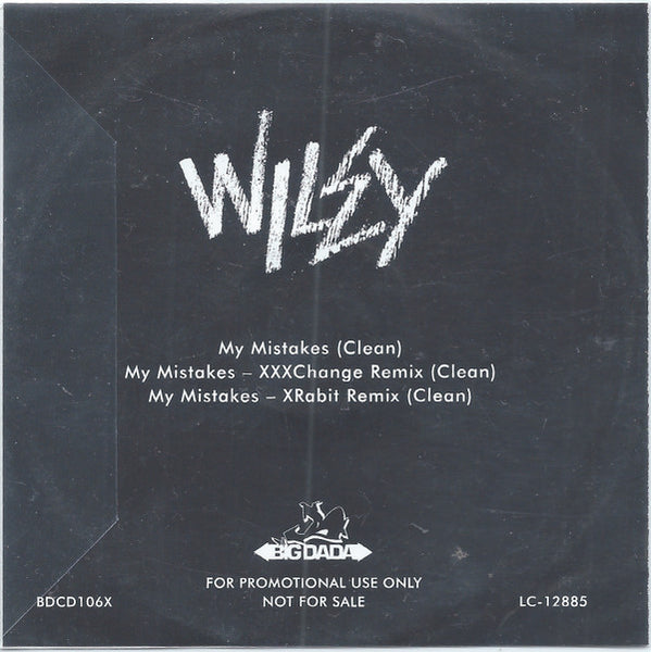 Wiley (2) : My Mistakes (CD, EP, Promo)