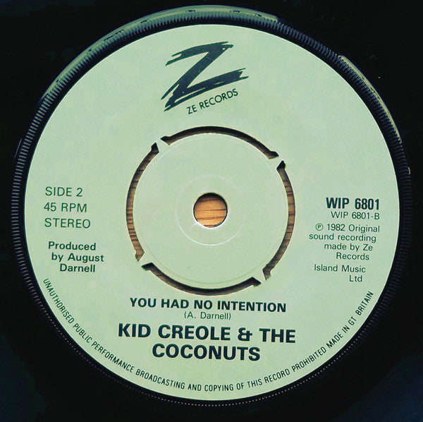 Kid Creole & The Coconuts* : Annie, I'm Not Your Daddy (7", Single)