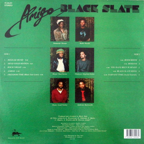 Black Slate : Amigo (LP, Album, RE)