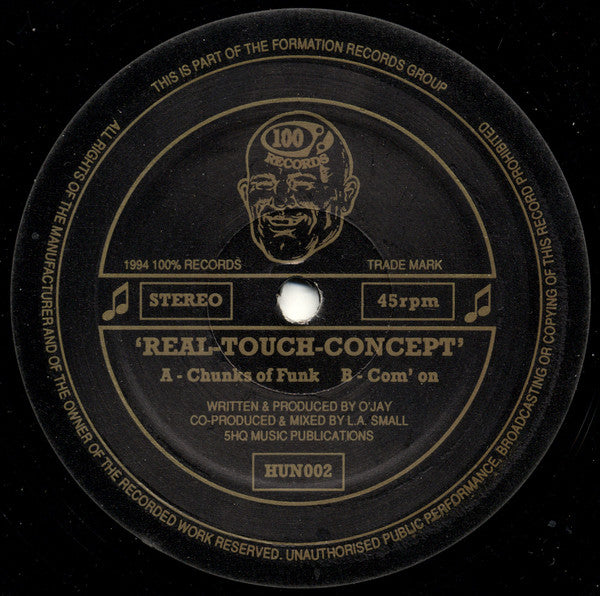 Real Touch Concept : Chunks Of Funk / Com' On (12")