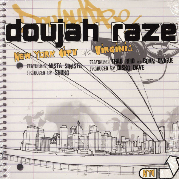 Doujah Raze : New York City / Virginia (12")