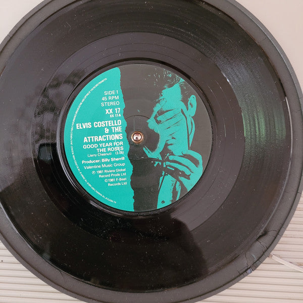 Elvis Costello & The Attractions : Good Year For The Roses (7", Single)