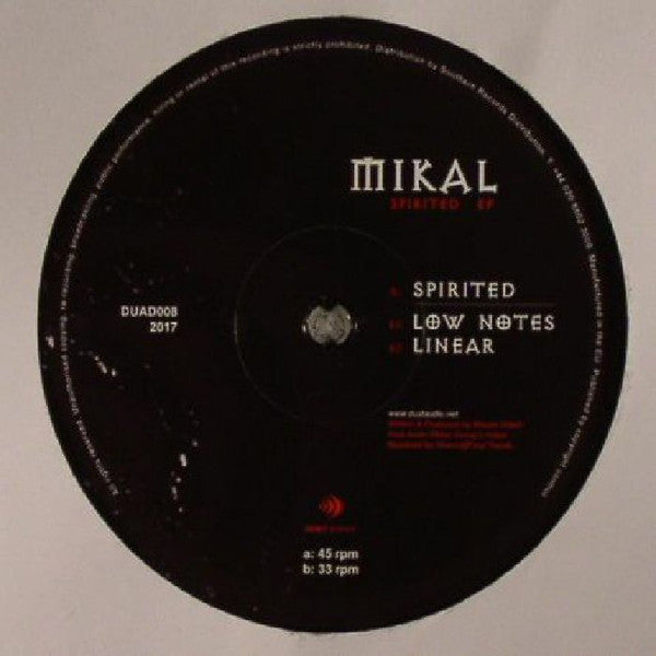 Mikal : Spirited EP (12", EP)