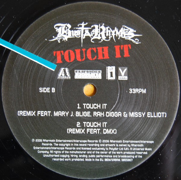 Busta Rhymes : Touch It (12", Single)