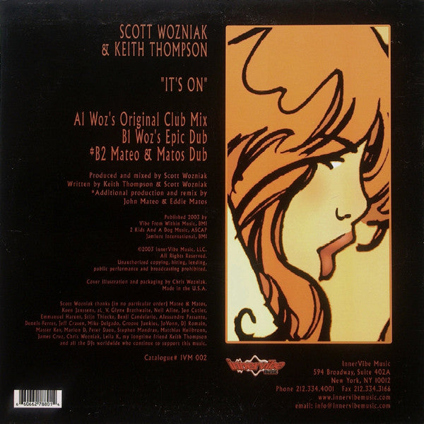 Scott Wozniak & Keith Thompson : It's On (12")