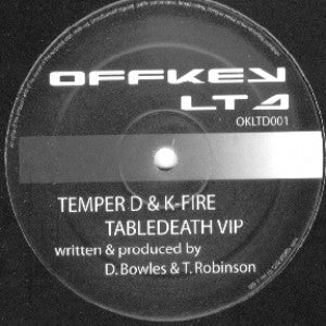 Temper D & K Fire / Proket : Tabledeath VIP / Proportion (Lethal And Khanage Remix) (12")