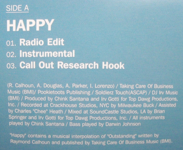 Ashanti : Happy (12")