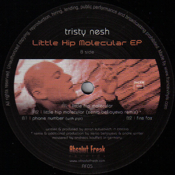 Tristy Nesh : Little Hip Molecular EP (12", EP)