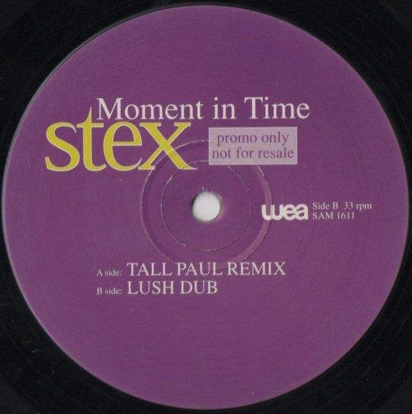 Stex : Moment In Time (Tall Paul Remix) (12", Promo)
