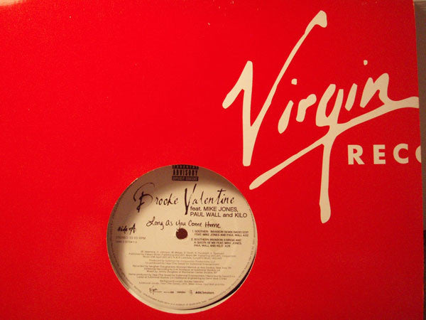 Brooke Valentine : Long As You Come Home (12", Maxi, Promo)