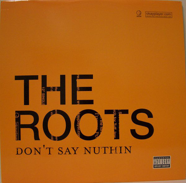 The Roots : Don't Say Nuthin (12", Single)