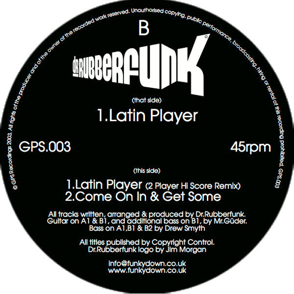 Dr. Rubberfunk : Latin Player (12")
