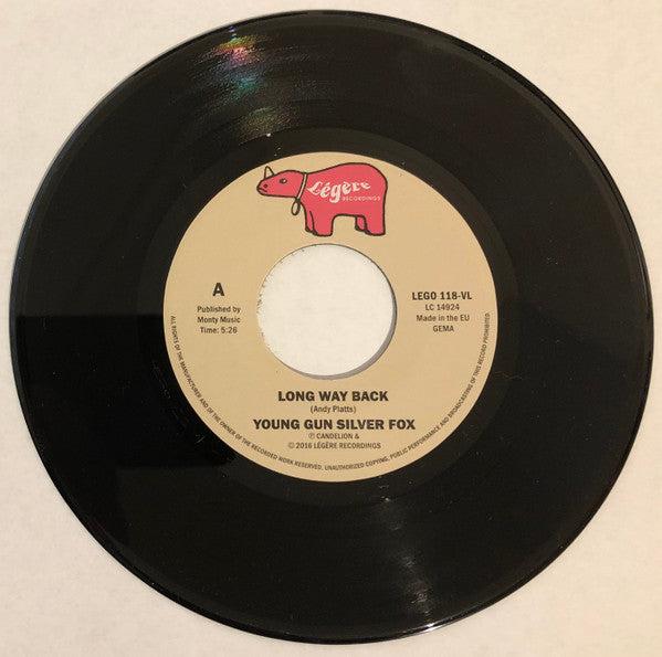 Young Gun Silver Fox : Long Way Back (7", Single, Ltd)