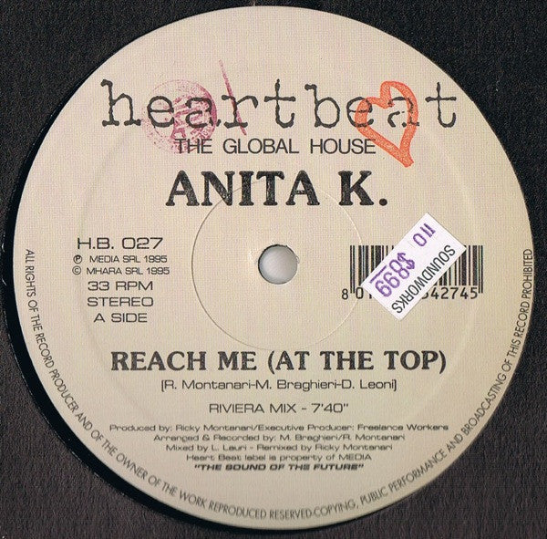 Anita K : Reach Me (At The Top) (12")