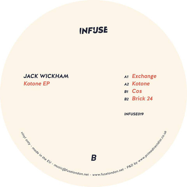 Jack Wickham : Kotone EP (12")