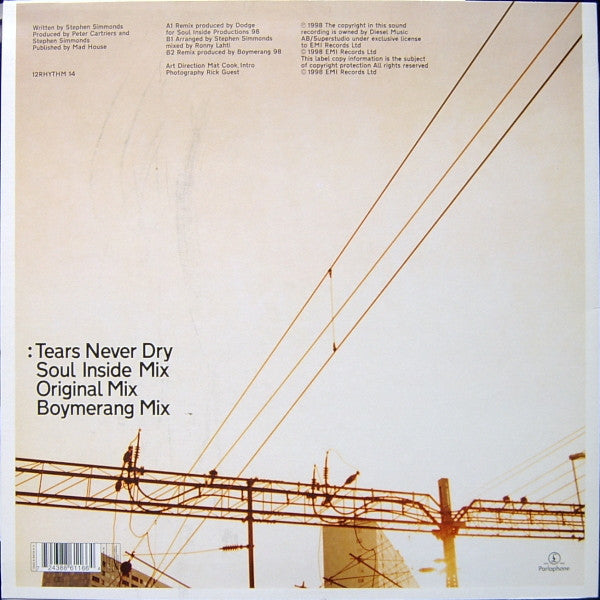 Stephen Simmonds : Tears Never Dry (12")