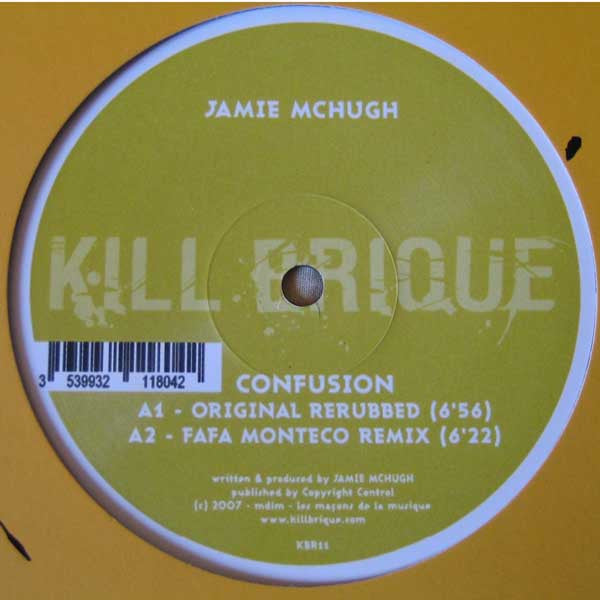 Jamie McHugh : Confusion (12")