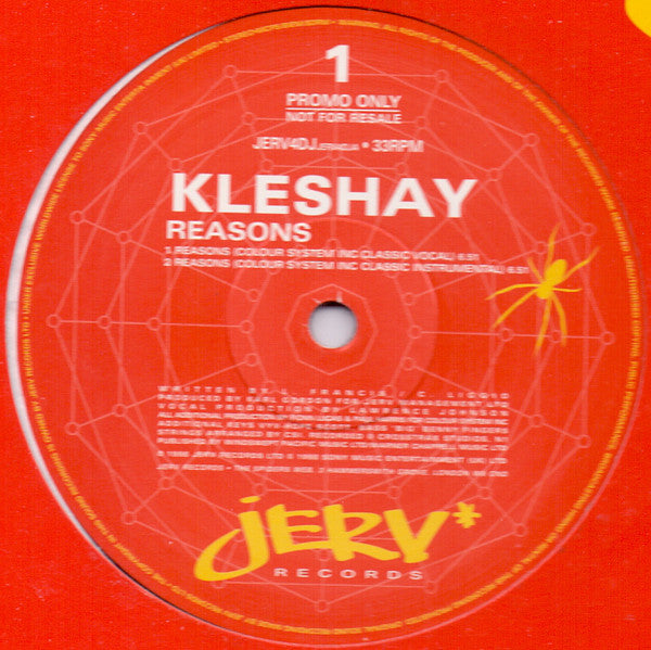 Kleshay : Reasons (12", Single, Promo)