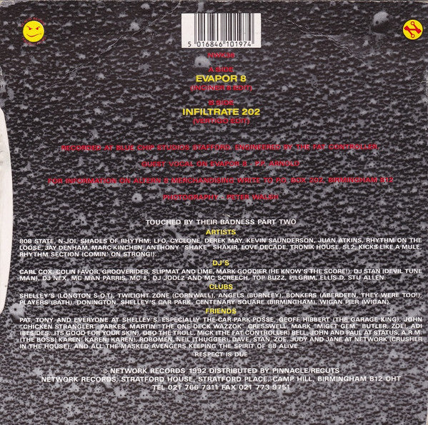 Altern 8 : E*Vapor*8 / Infiltrate 202 (7", Single)