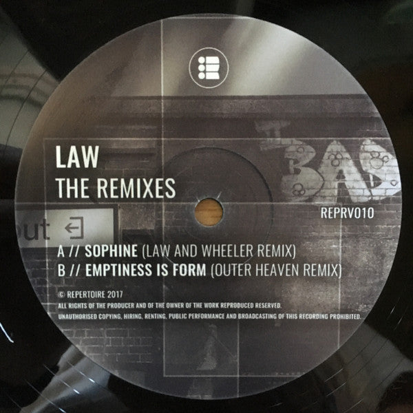 The Law (4) : Sophine / Emptiness Is Form - The Remixes (12")