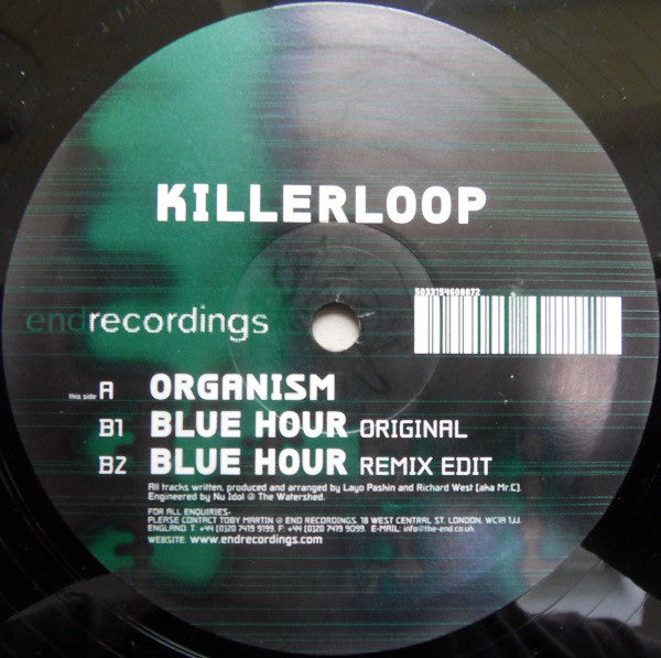Killer Loop : Organism / Blue Hour (12")