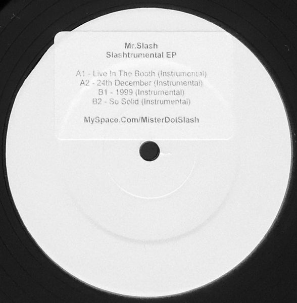 Mr. Slash : Slashtrumental EP (12", EP, W/Lbl, Sti)