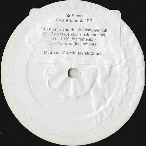 Mr. Slash : Slashtrumental EP (12", EP, W/Lbl, Sti)