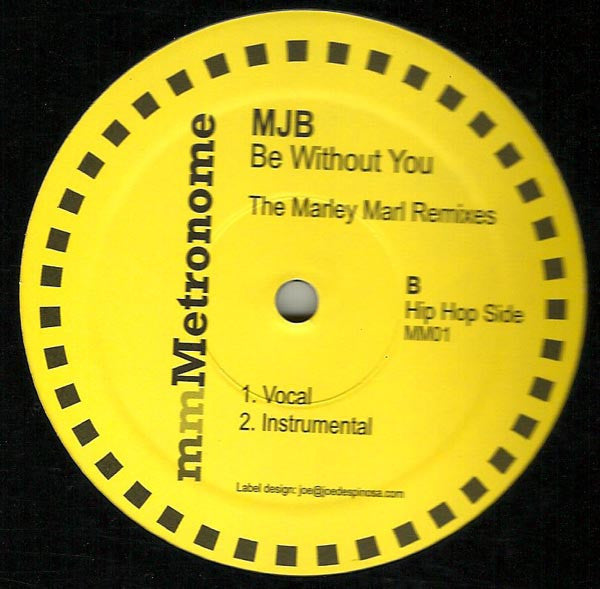 Mary J. Blige : Be Without You (The Marley Marl Remixes) (12", Unofficial)