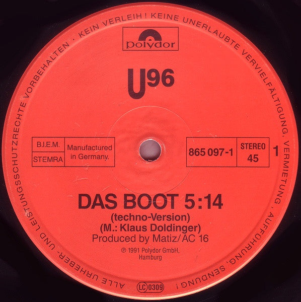 U 96* : Das Boot (12")