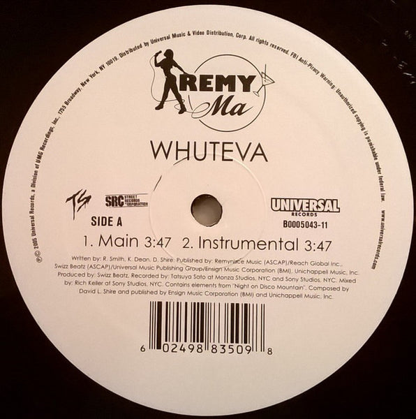 Remy Martin : Whuteva (12")