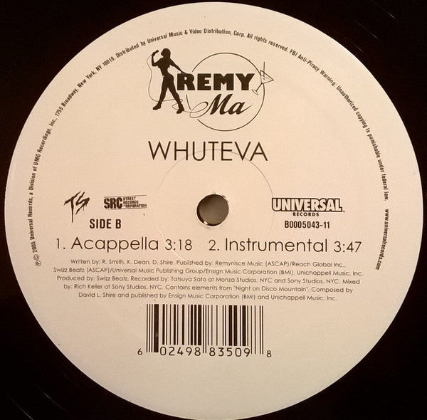 Remy Martin : Whuteva (12")